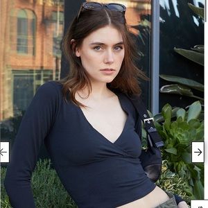 Black long sleeve Brand Melville top